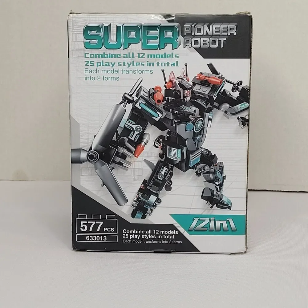 MOONTOY STEM Super Pioneer Robot Building Blocks 577 Pcs Toy Set